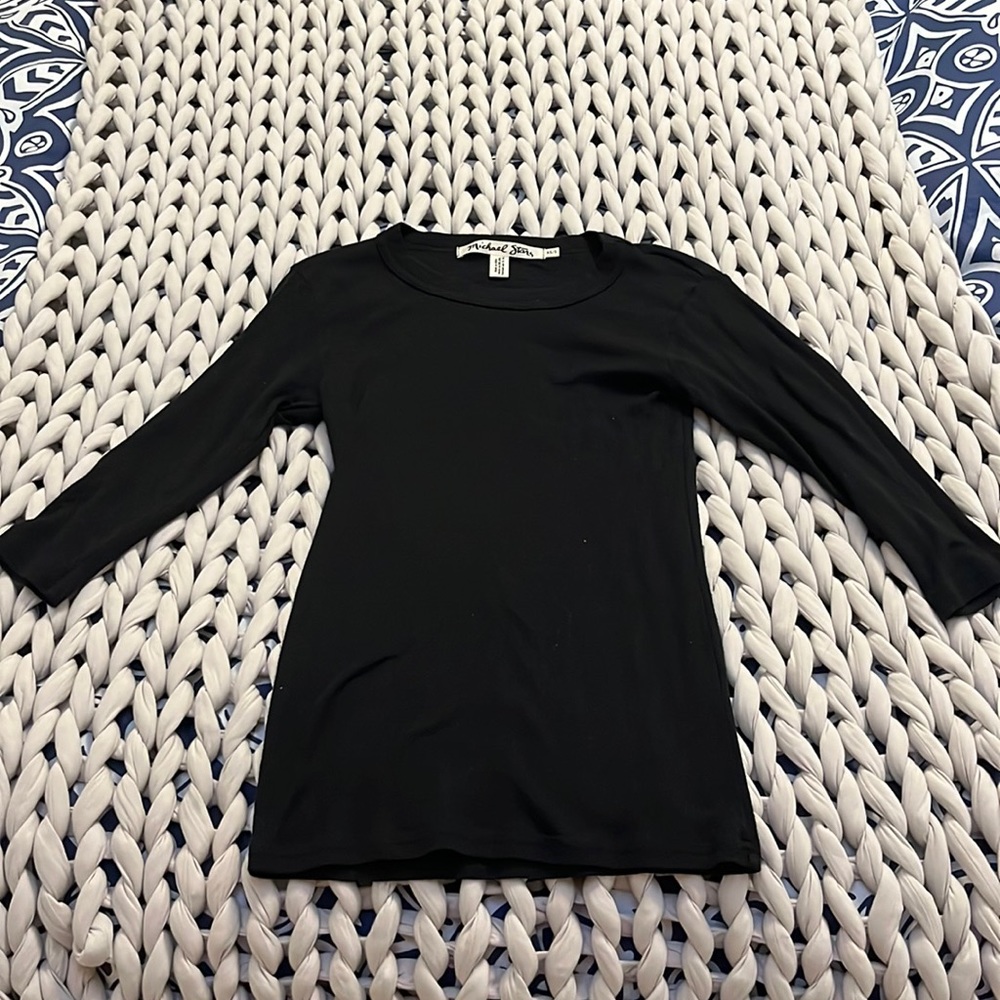 Michael Stars 3/4 sleeve crew neck